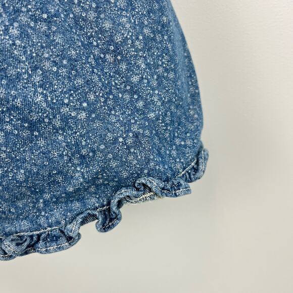 Ralph Lauren Floral Denim Jumper Dress 18 Months - Picture 4 of 8